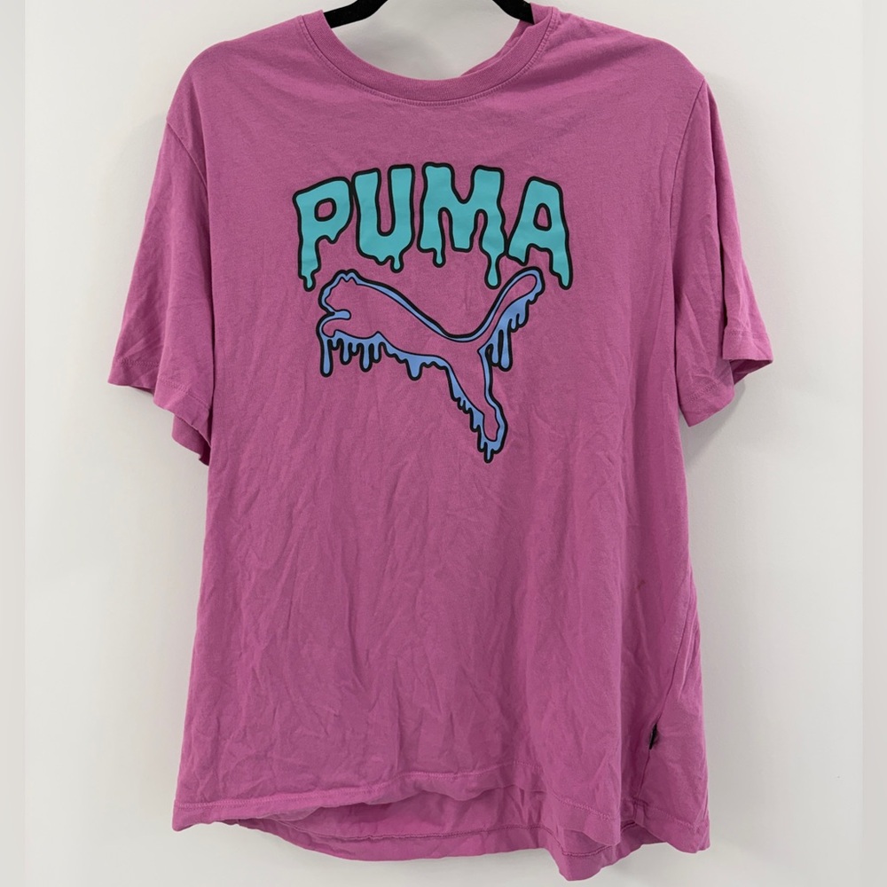 PUMA Pink Graphic Tee - XL